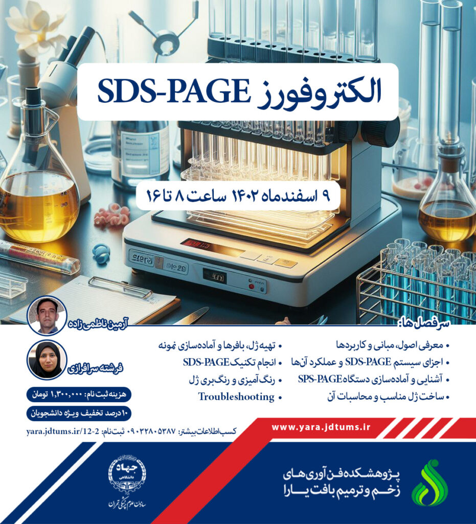 الکتروفورز SDS-PAGE